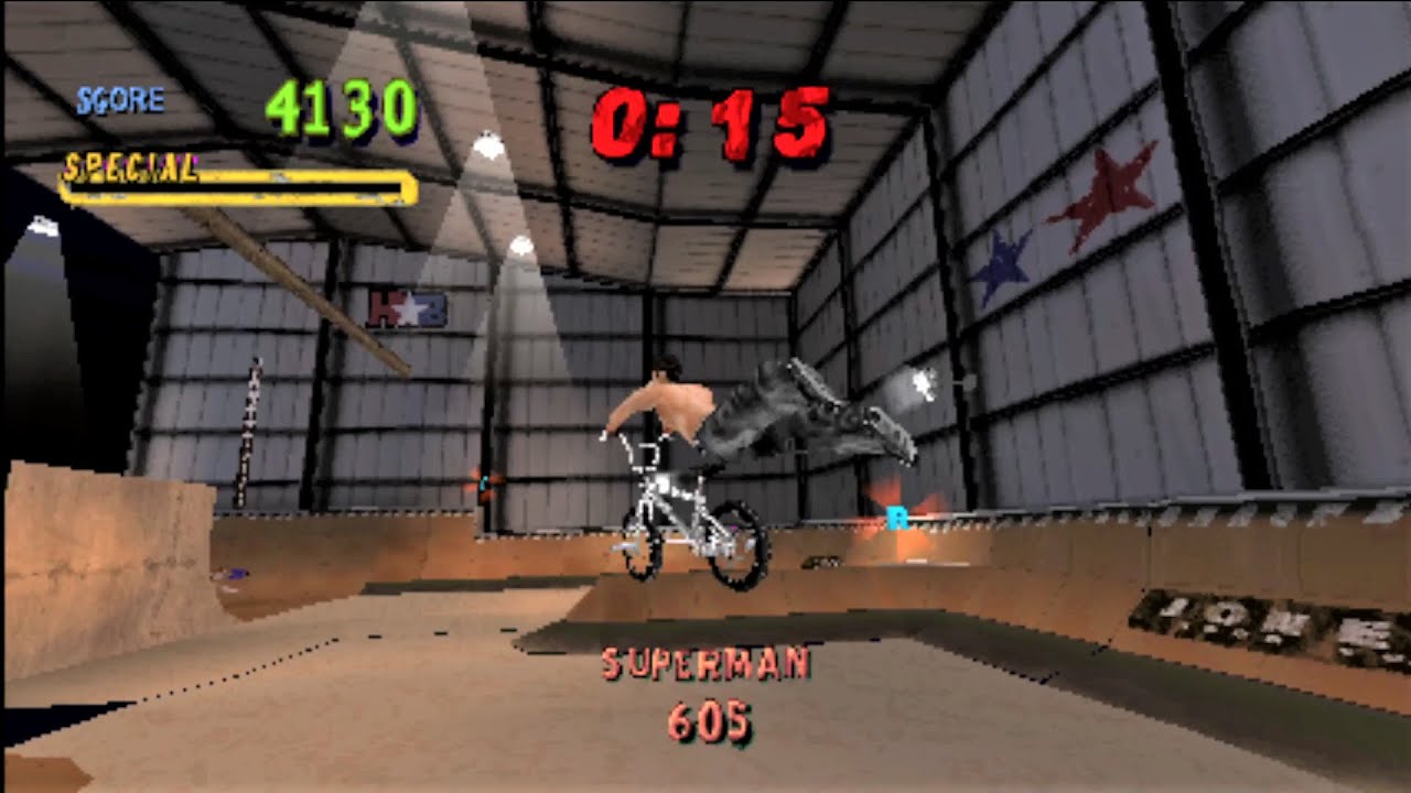 Mat Hoffman's Pro BMX PS1(Beetle PSX HW) Gameplay in HD