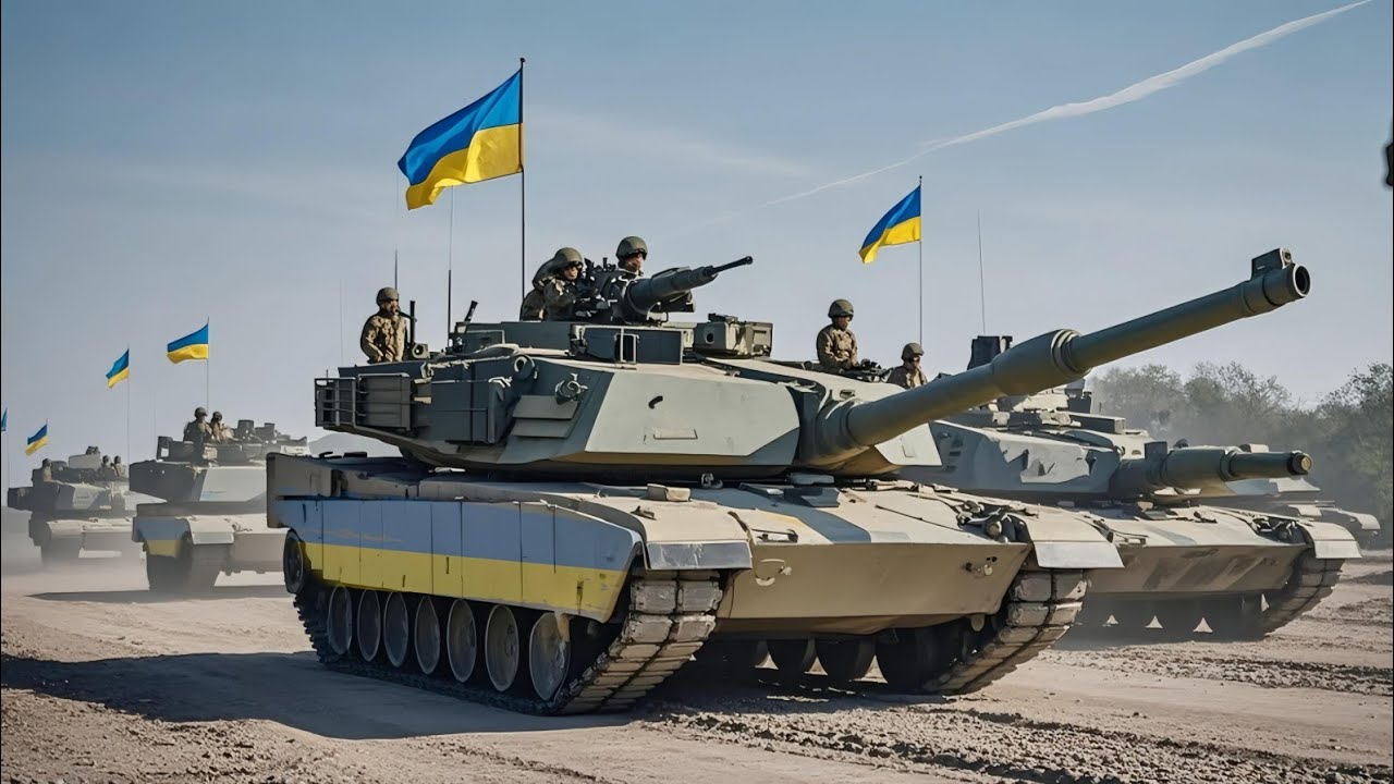Россия атакует 5 украинских танков М1А1 — и тут происходит ВОТ ЭТО!