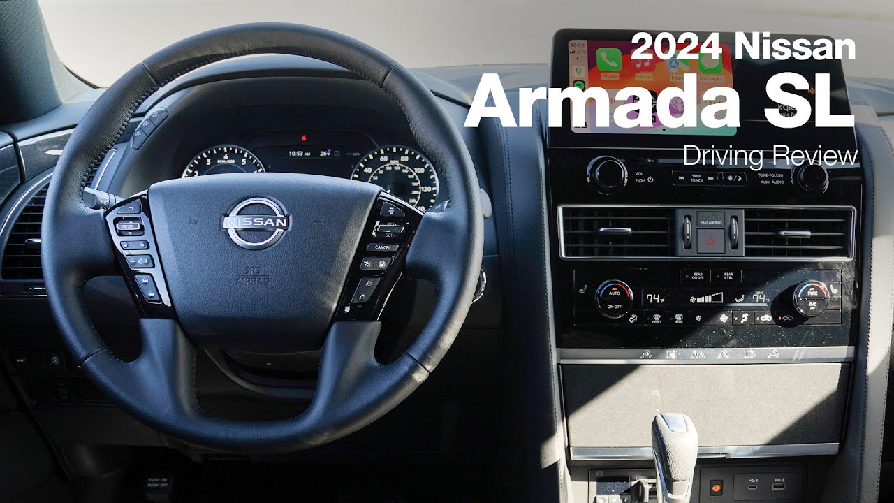 Nissan Armada SL Midnight Edition 2024 года | Обзор вождения