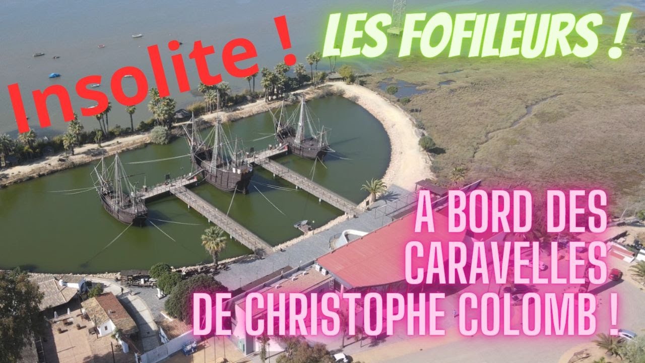 A la rencontre de Christophe Colomb . On visite les caravelles
