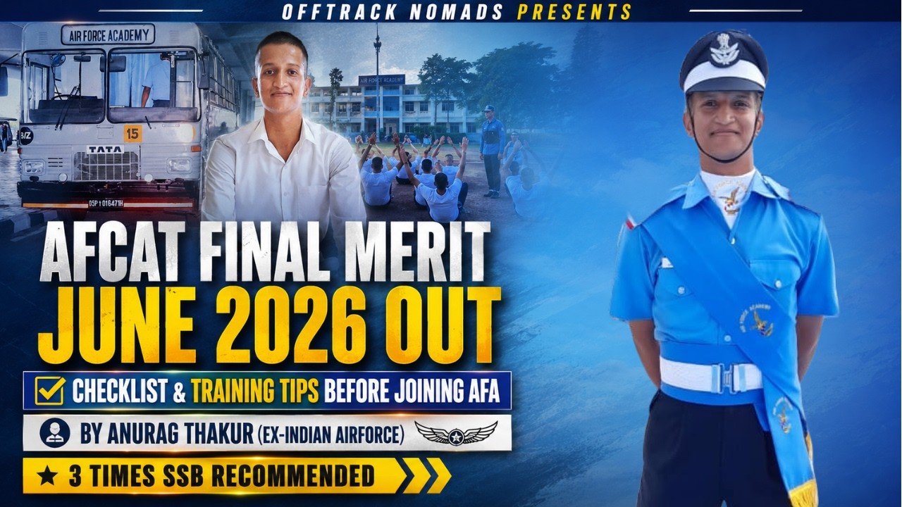 AFCAT MERIT LIST JUNE 2026 OUT | CHECKLIST & TRAINING TIPS | Anurag Thakur #afcat #airforce