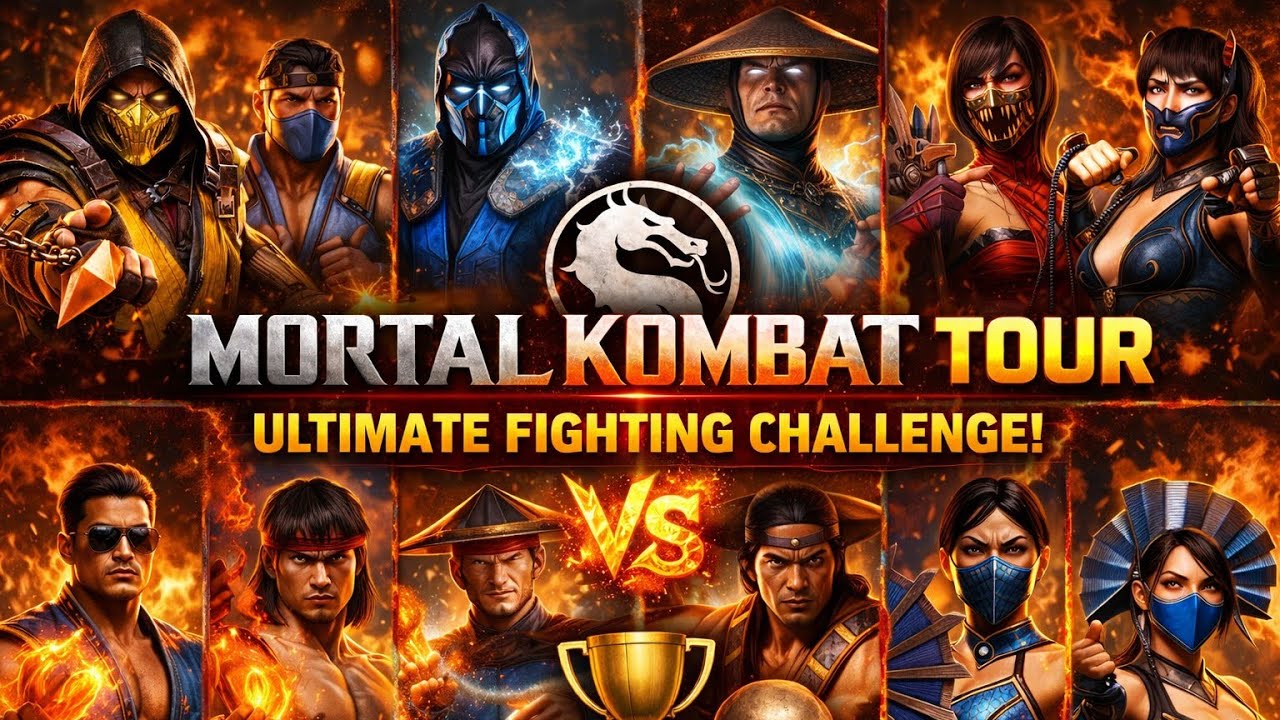 Mortal Kombat 1 Tour 🔥 Ultimate Fighting Challenge