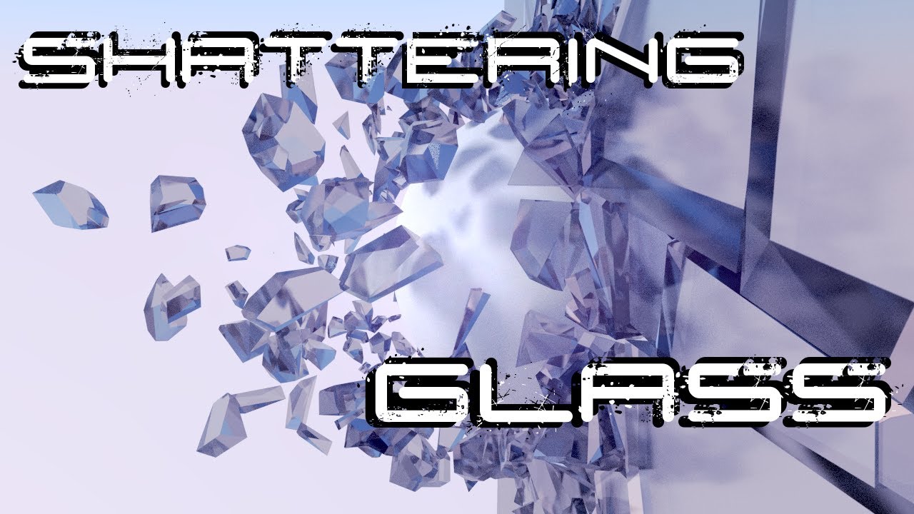 Shattering Glass in Blender