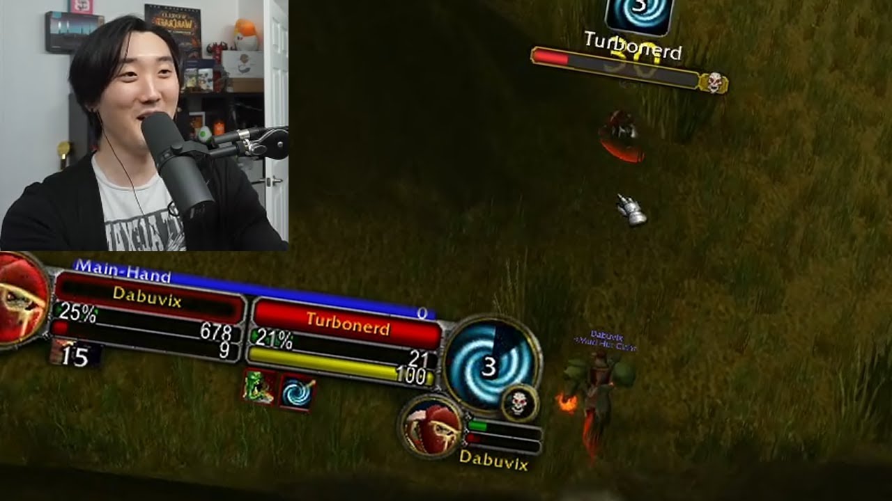 HARDCORE CLASSIC WARRIOR VS BLOODFANG ROGUE BUT HE USES FIST ONLY