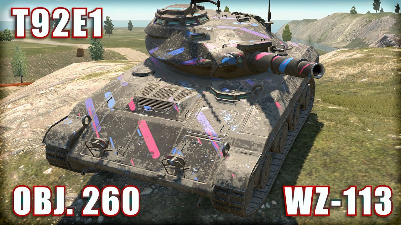 WZ-113 ● T92E1 ● OBJ. 260 | World of Tanks Blitz Replays