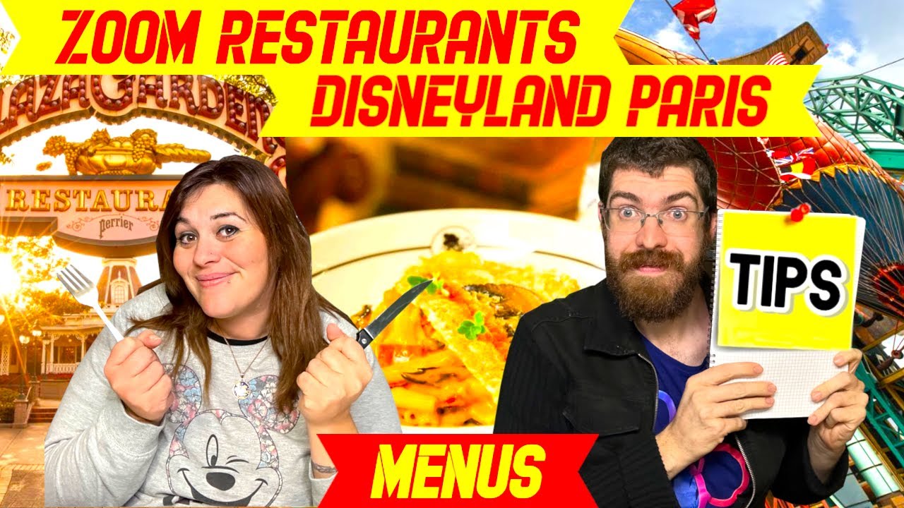 LES RESTAURANTS DE DISNEYLAND PARIS ! MENUS RESTAURANTS DISNEYLAND - TIPS