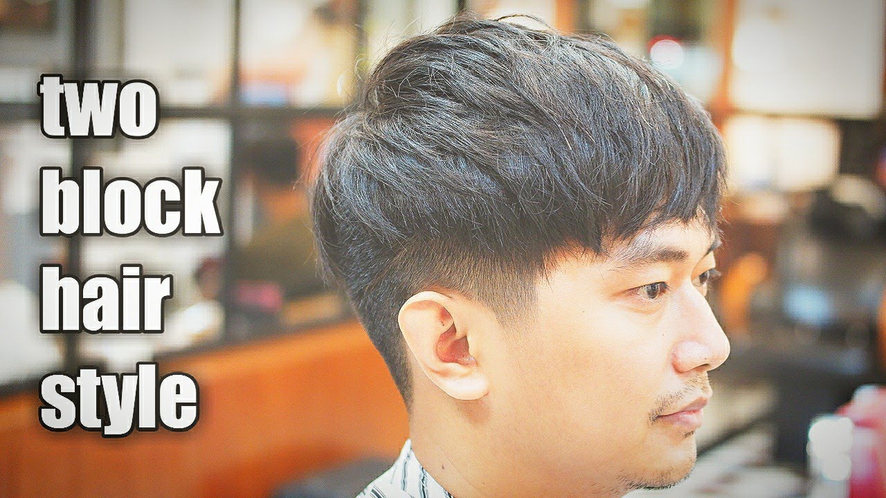 mas gondes pengen korean style - TWO BLOCK HAIRSTYLE - haircut tutorial