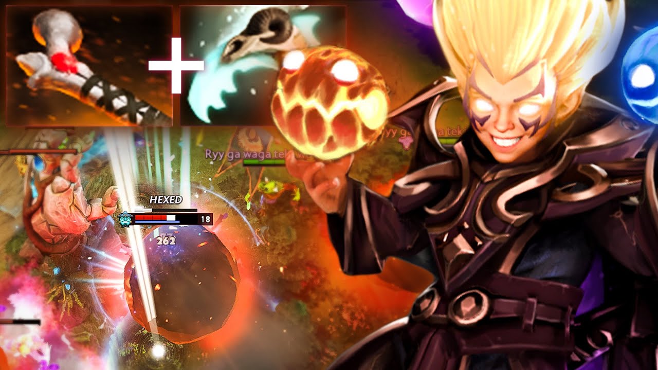 NO ESCAPE!! Epic Cataclysm Exort Invoker ATOS + Vyse Combo vs Storm Spirit Mid | Dota 2 Invoker