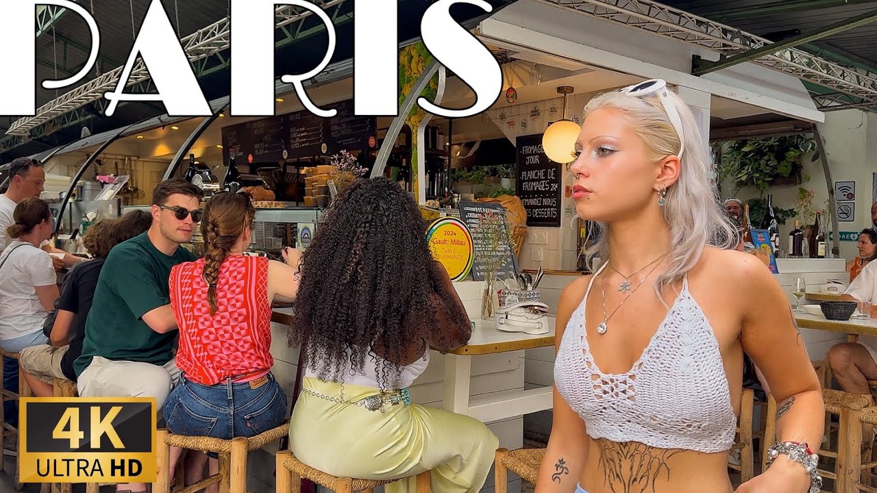 [🇫🇷Paris France 4K 120FPS Walking Tour] Paris Summer Walk  28/JULY/2025