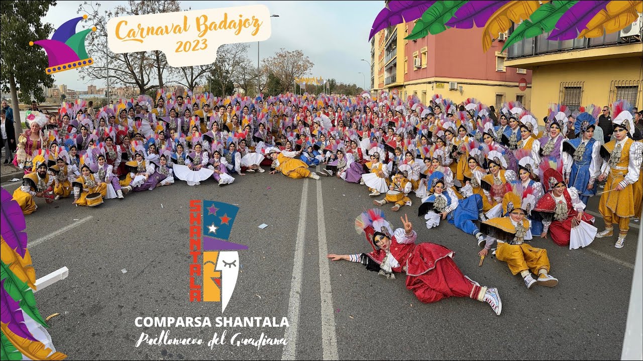 Desfile COMPARSA SHANTALA 2023 Carnaval Badajoz