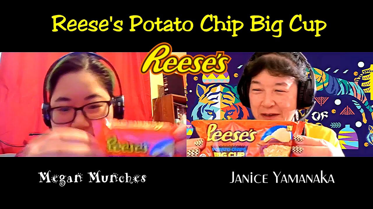 Reese's Potato Chip Big Cup collab w/ Megan Munches #2022WinterWonderSnacks #Quarantine2022