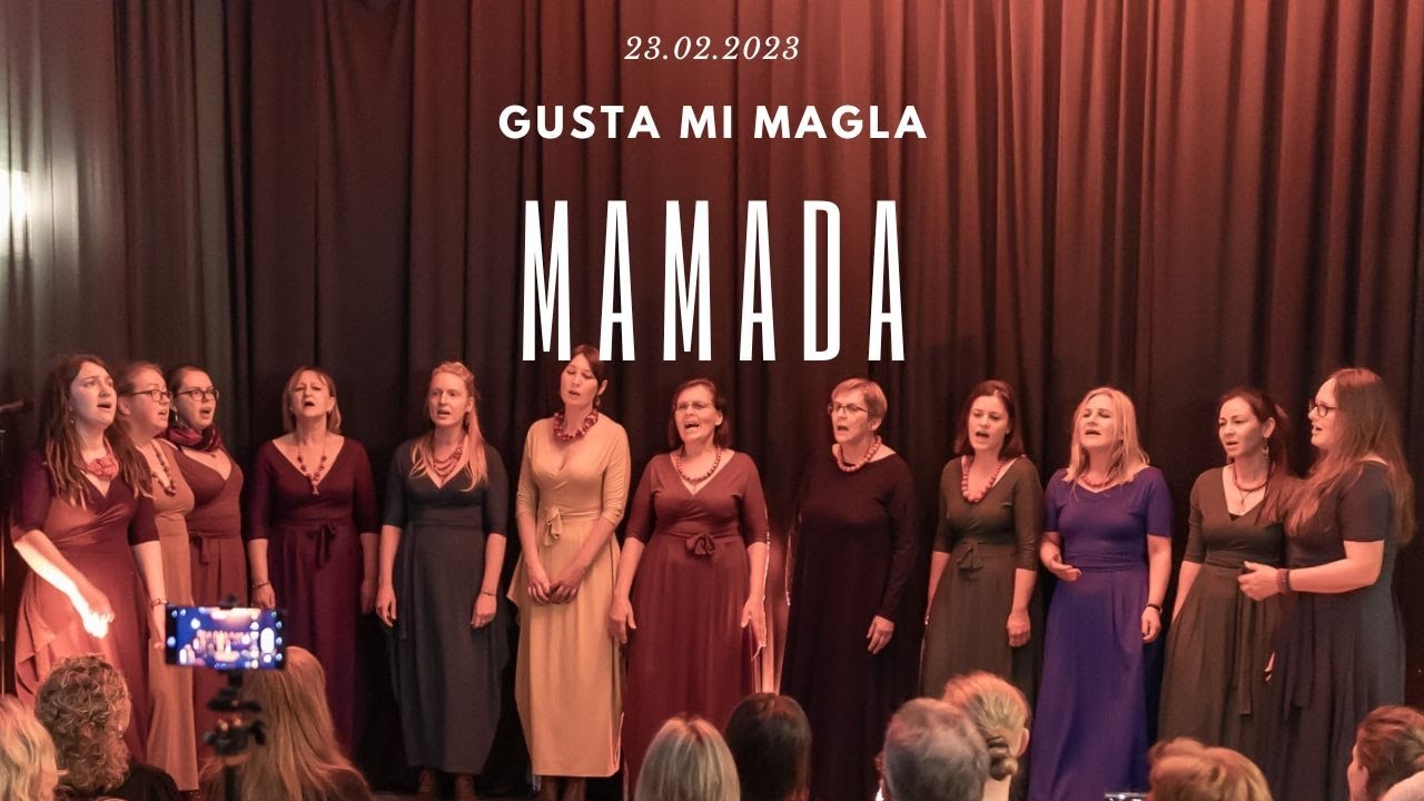 GUSTA MI MAGLA | FOLK SONG | KONCERT LIVE 23.02.2023 | MAMADA | ZIELONA GÓRA CAFE NOIR