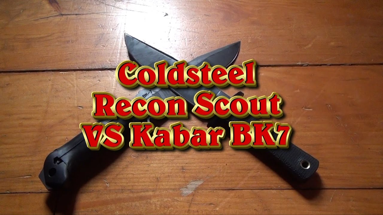 Kabar BK7 против Coldsteel Recon Scout!: Tactical Show