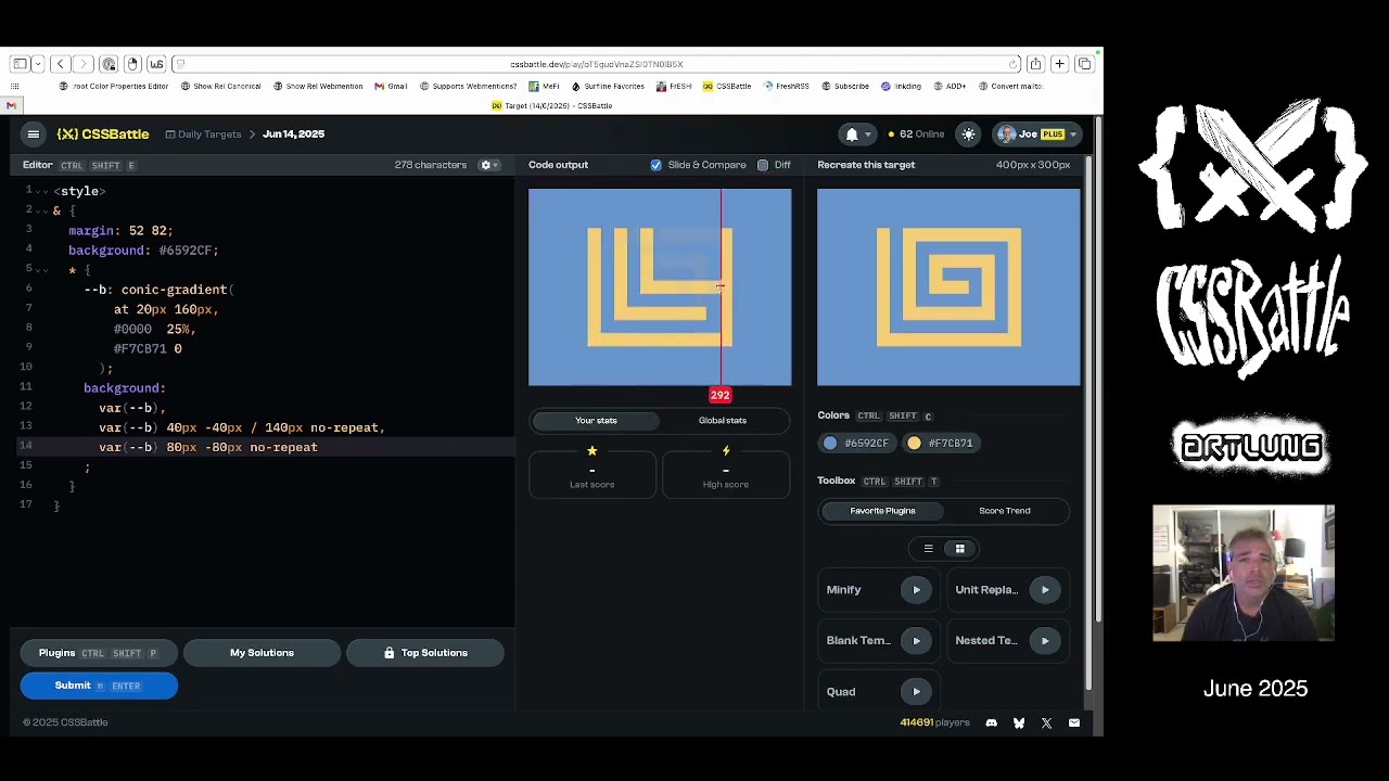 CSSBattle for JUNE 14 (2025)