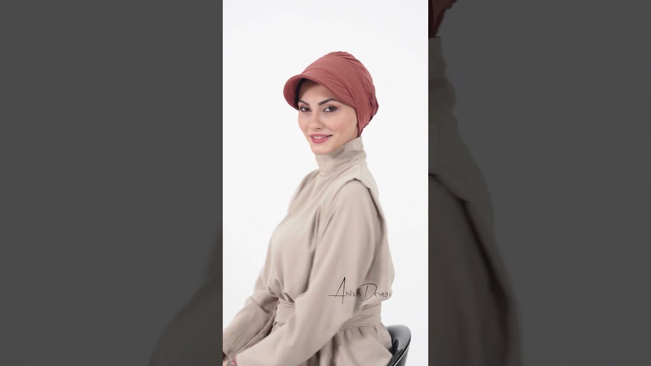 How to wear Cotton Visor Women Turban Hat| B-73