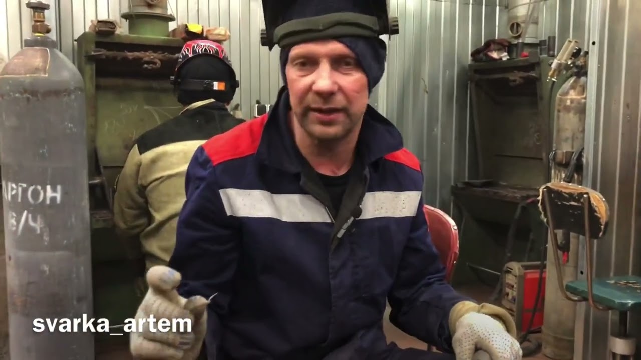 Сварка трубки кондиционера и чугунного блока