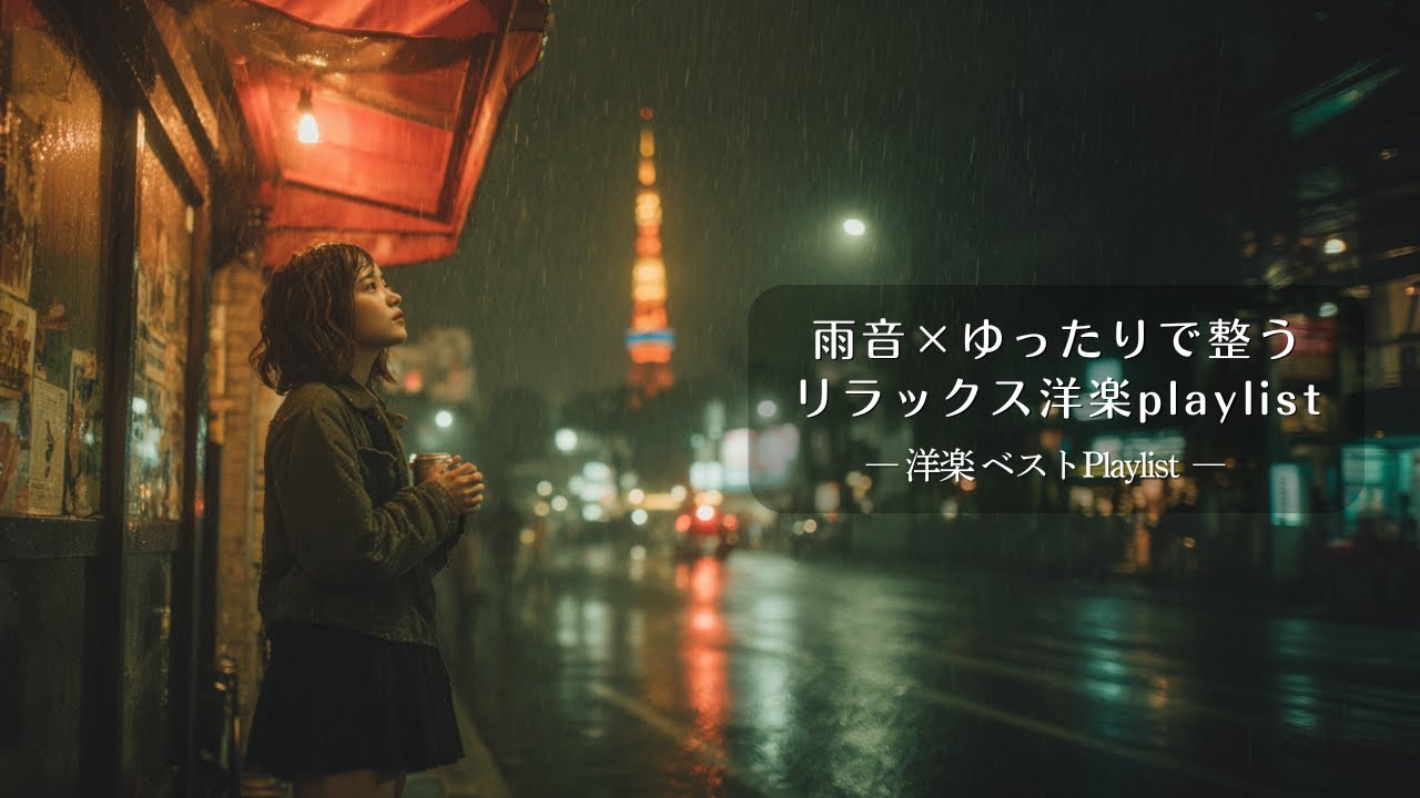 【Relax Best】雨音×ゆったりで整うリラックス洋楽playlist