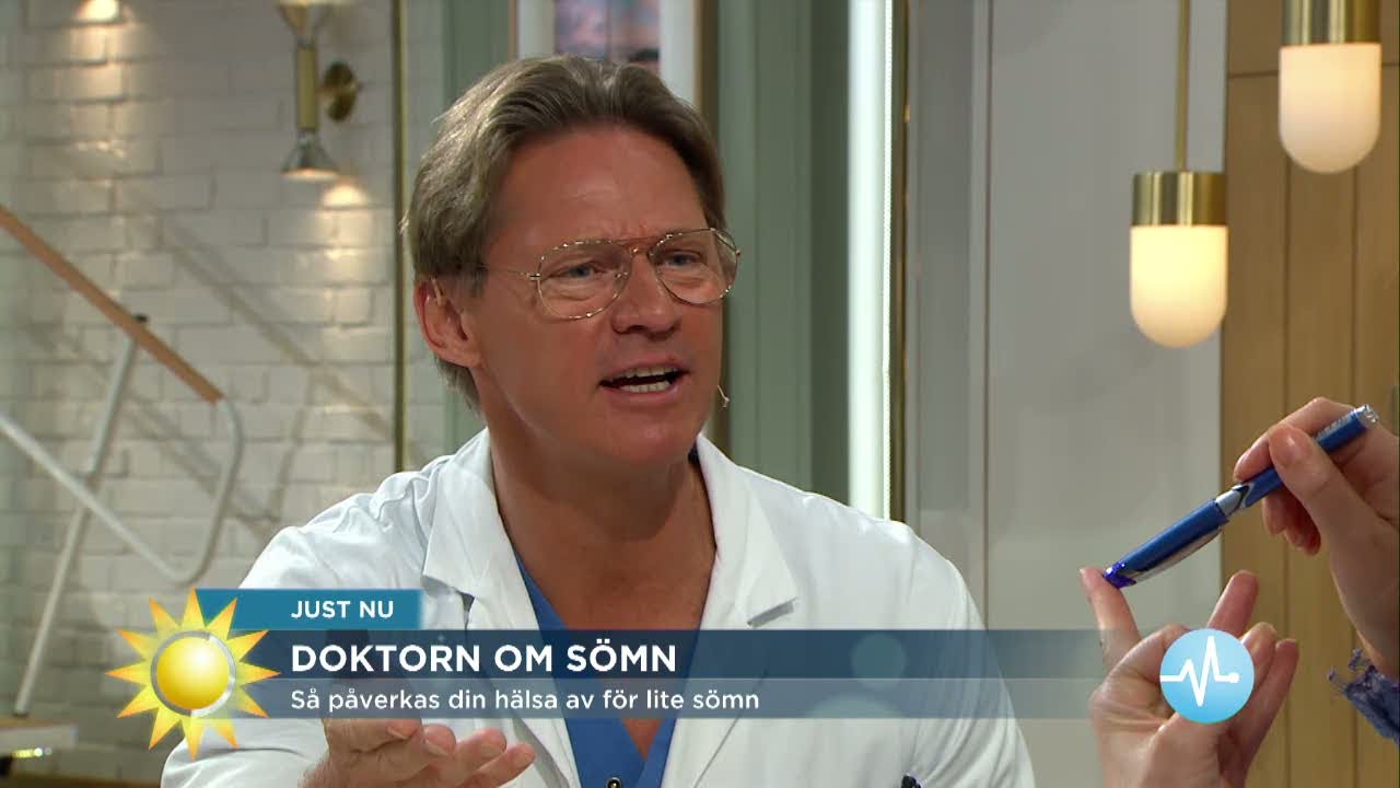 Mejlade doktor Mikael - fick åka till akuten - Nyhetsmorgon (TV4)