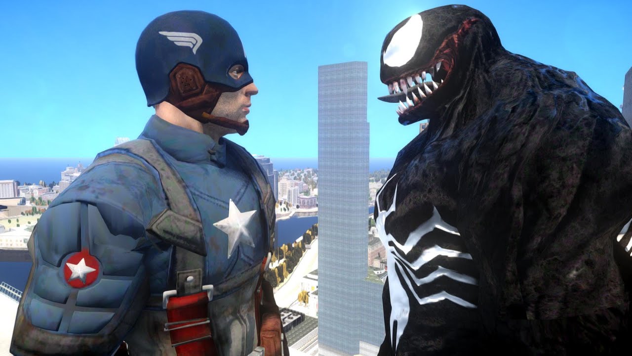 CAPTAIN AMERICA VS VENOM - EPIC BATTLE