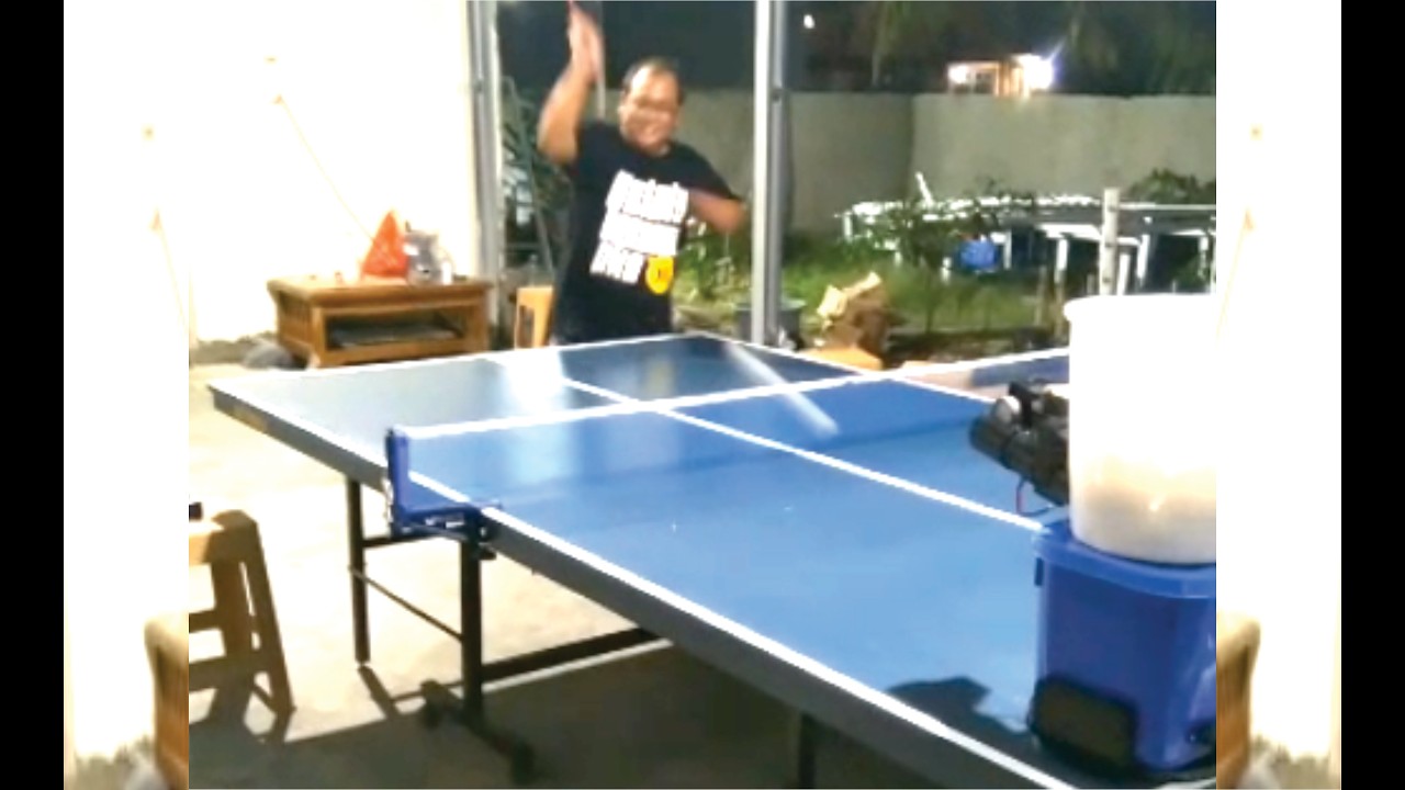 TES PELIRIK ROBOT PINGPONG SETELAH UJI COBA