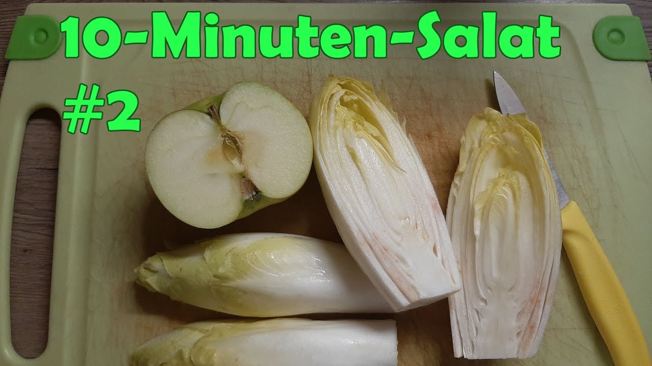 10-Minuten-Salat #2: Chicorée-Salat | Frau W. Niemand