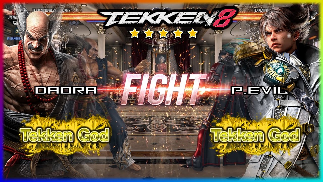 TEKKEN 8 Replays Stars - HEIHACHI ( Tekken God ) VS LARS ( Tekken God ) High Level Gameplay