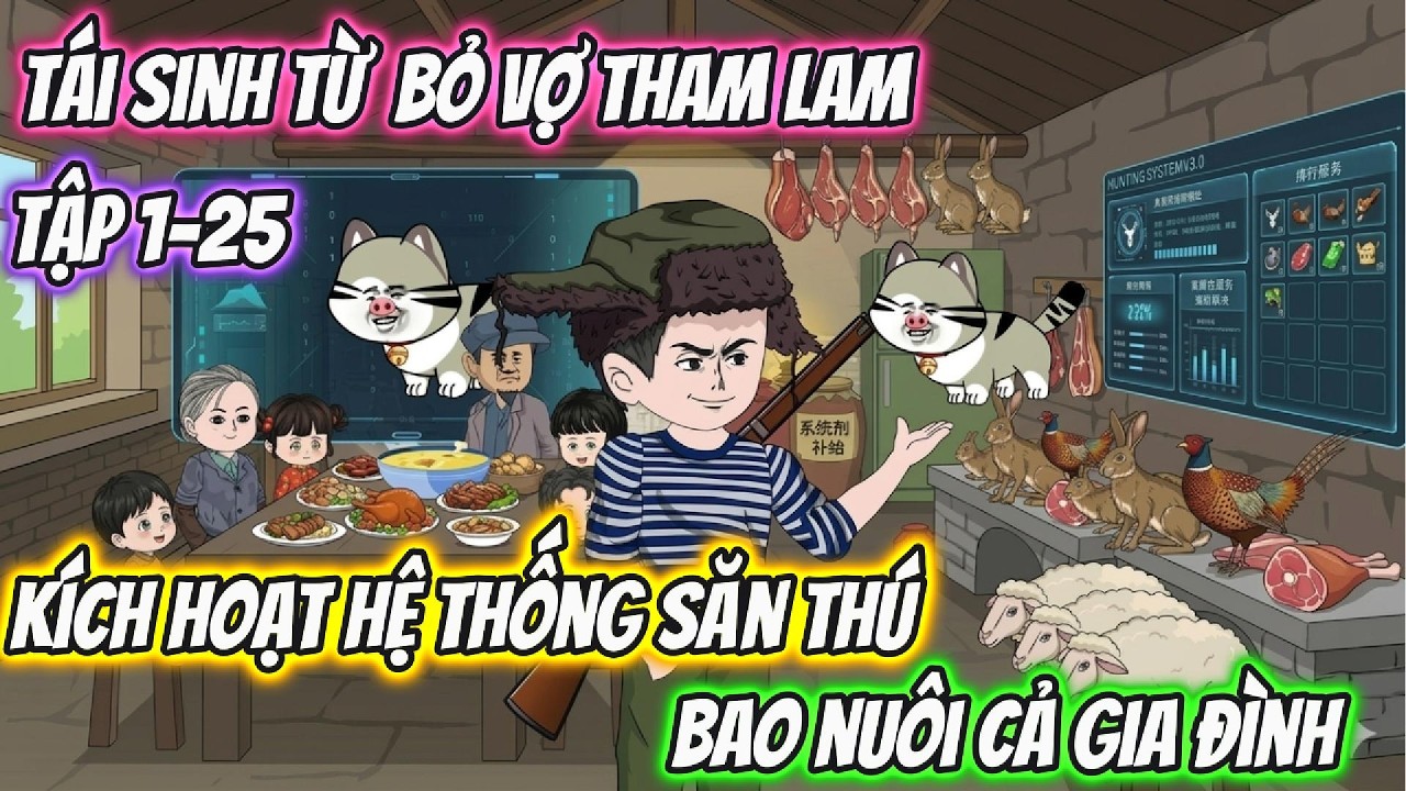 Tái Sinh Từ Bỏ Vợ Tham Lam, Tôi Kích Hoạt Hệ Thống Săn Thú Bao Nuôi Cả Gia Đình. | Tiểu Hà Review