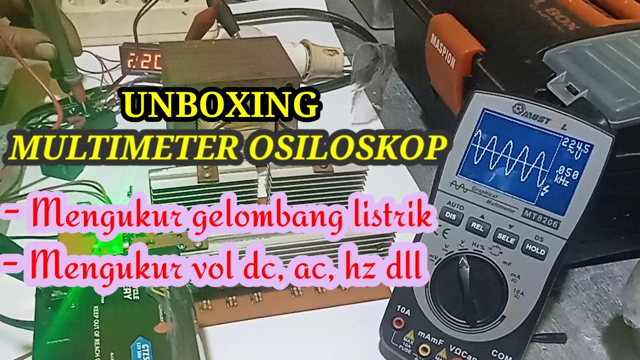Unboxing Multimeter Osiloskop