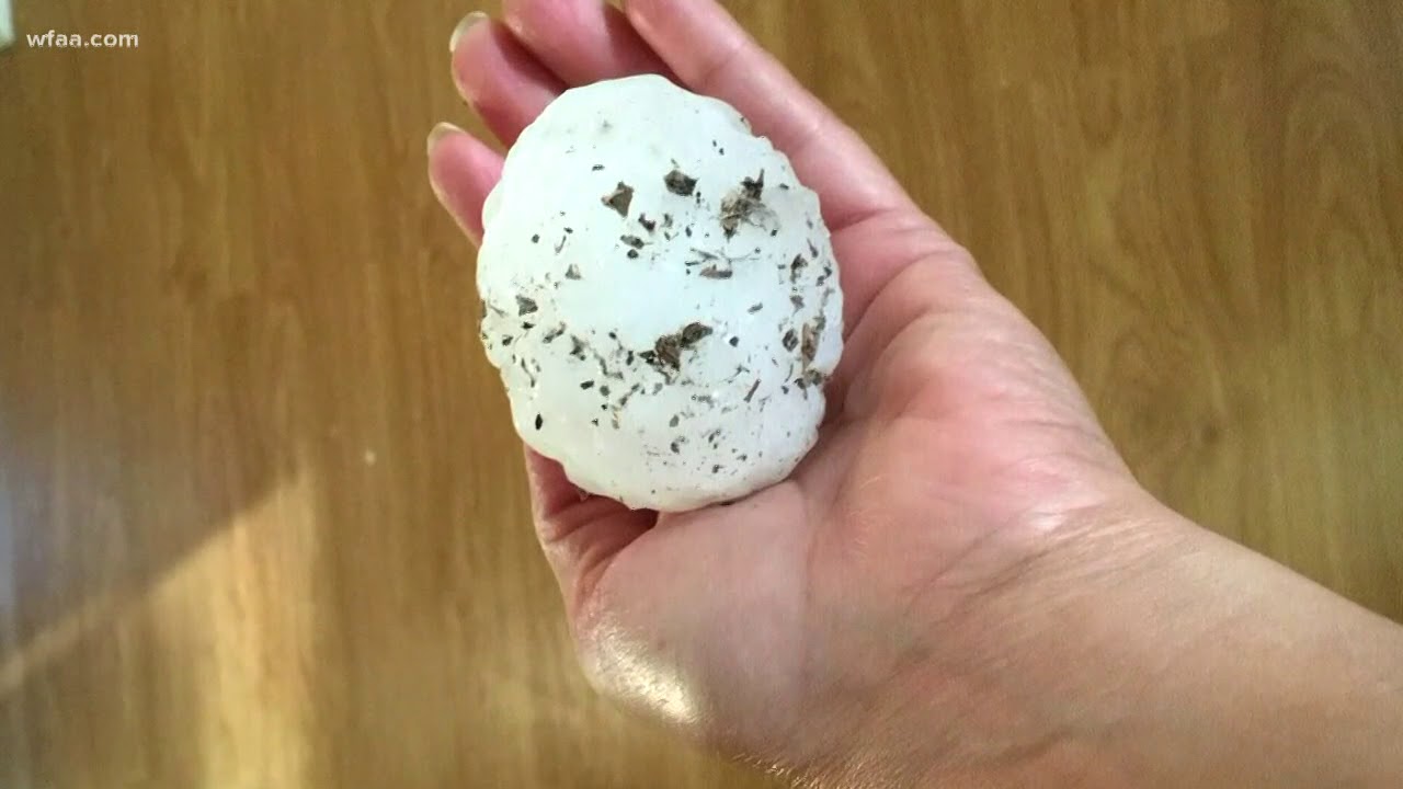 North Texas hit with hail damage