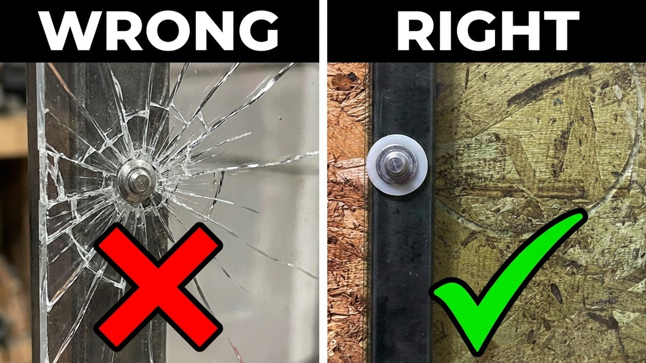 How to Rvet Plexiglass to Steel with Blind Rivets