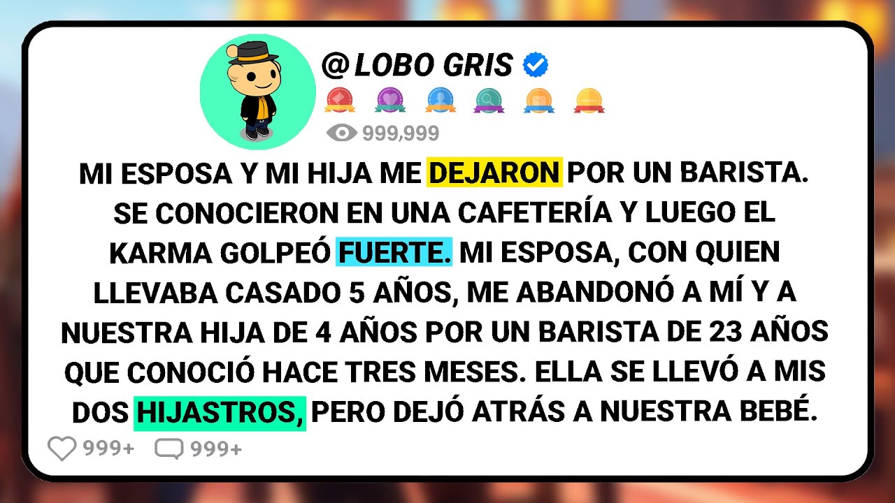 Mi Esposa Y Mi Hija Me Dejaron Por Un Barista. Se Conocieron En Una Cafetería Y Luego El Karma....