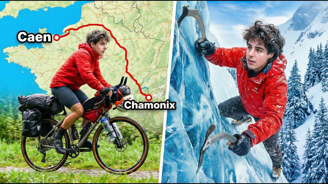 J'ai Traversé la France à Vélo pour Grimper le Mont-Blanc