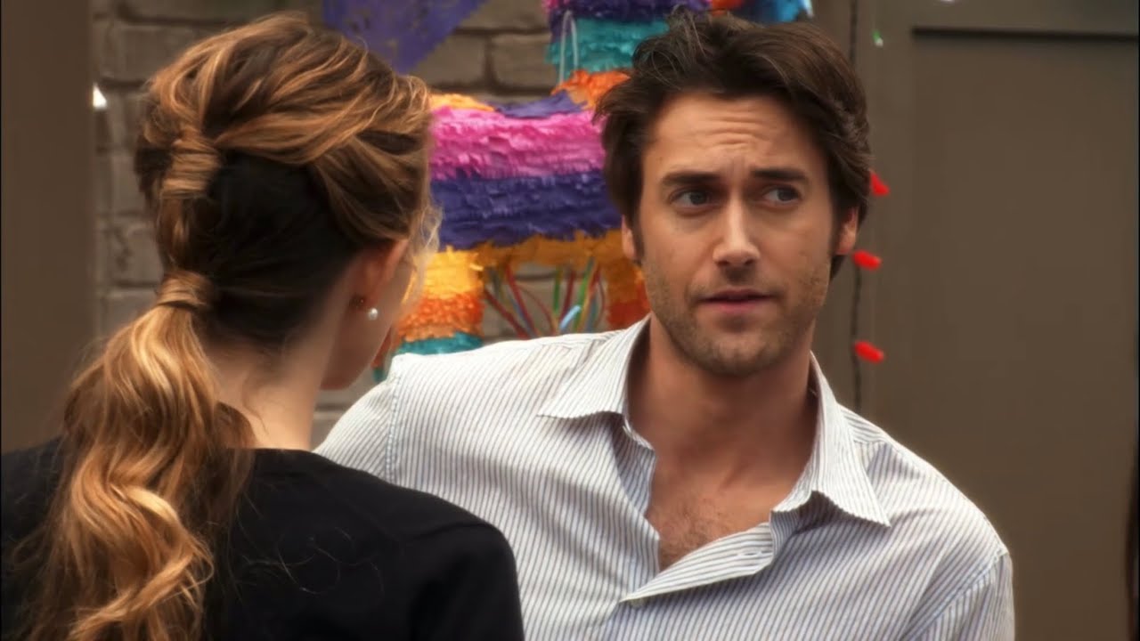 90210 Ryan & Jen scene 1x21 Ryan Eggold, Sara Foster