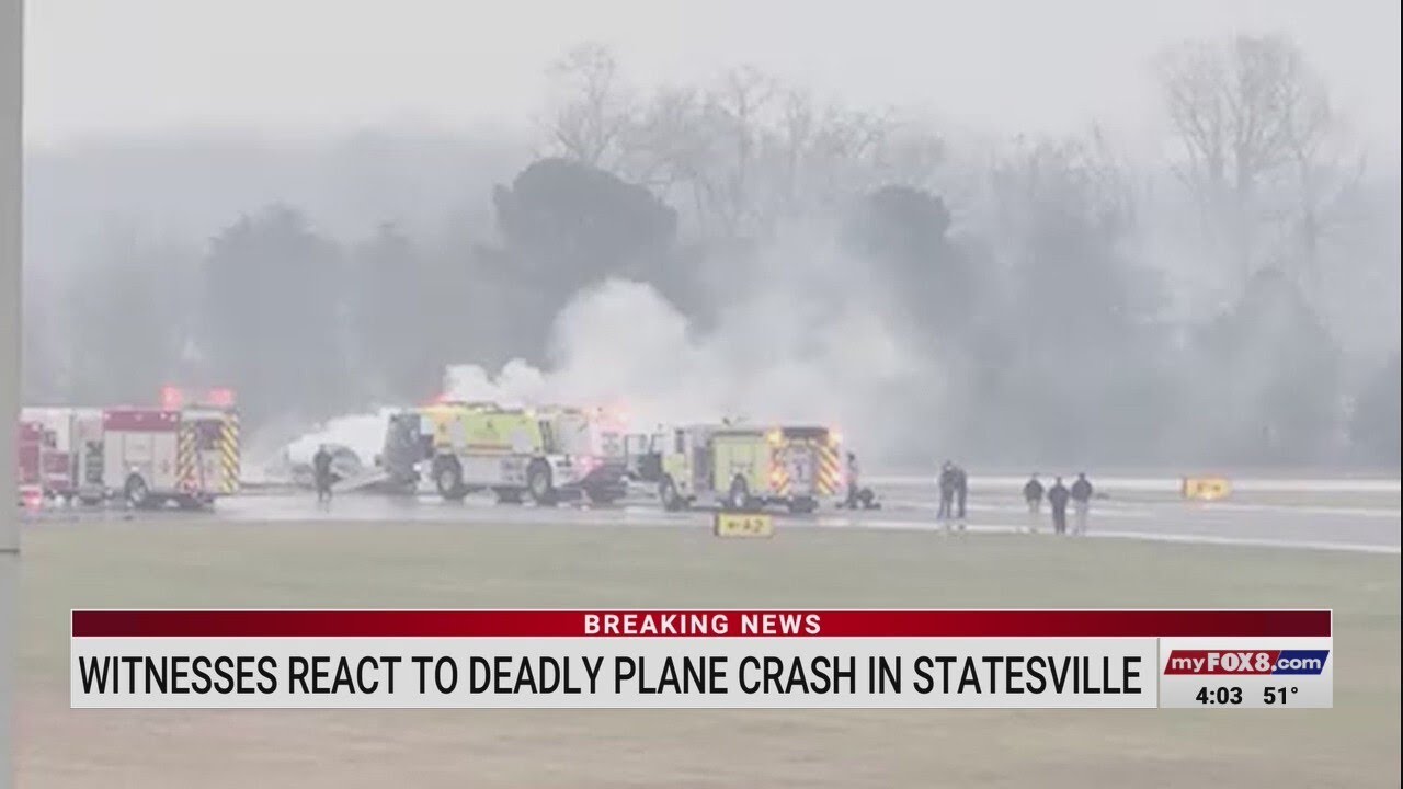 Witnesses react after plane crash kills NASCAR's Greg Biffle, family