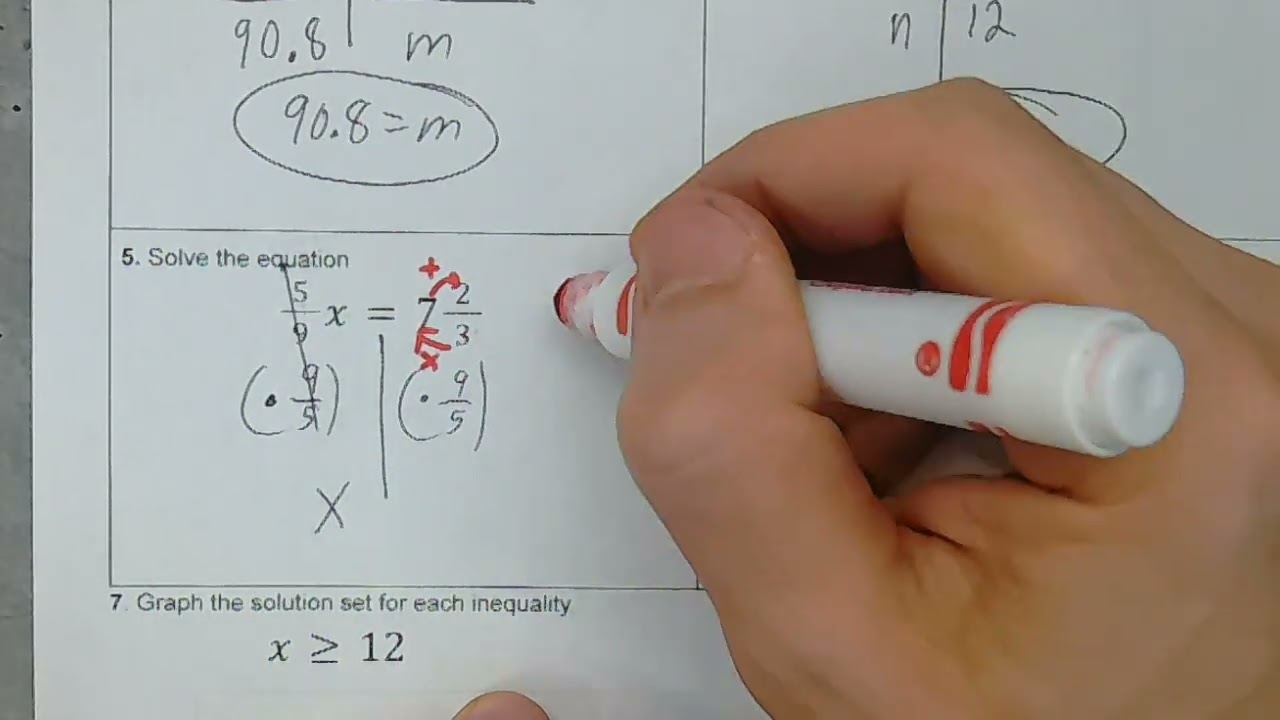 SY26 6th Grade Course 1 M3T2 Equations Study Guide