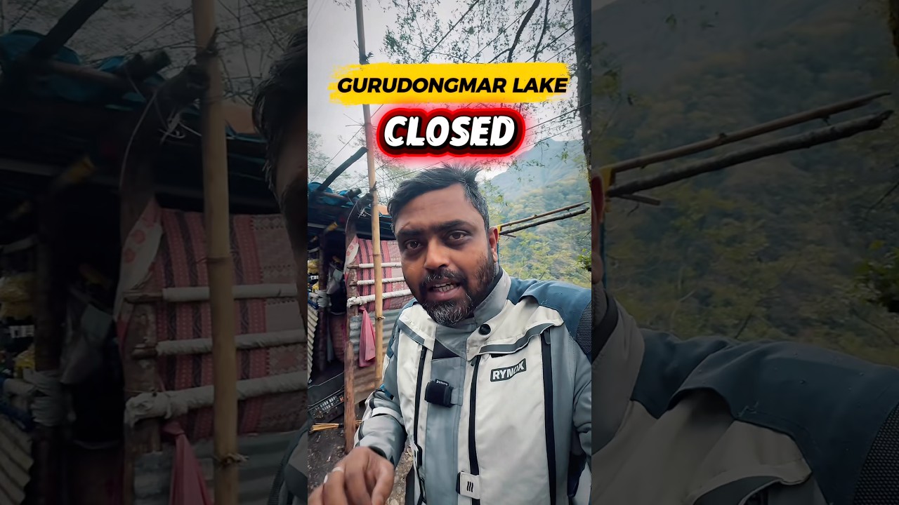 Gurudongmar Lake closed today | landslide at north Sikkim #ytshorts #sikkim #northsikkim