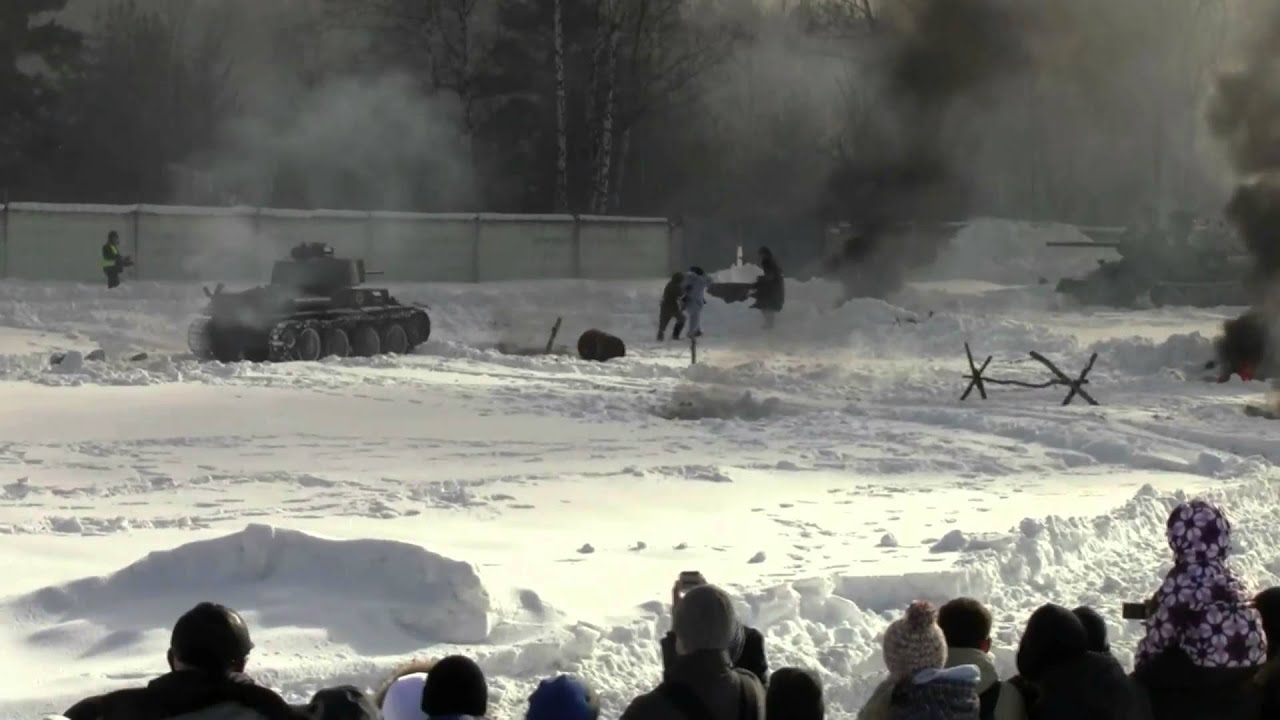 Танковое сражение в Кубинке / Tank battle in Kubinka