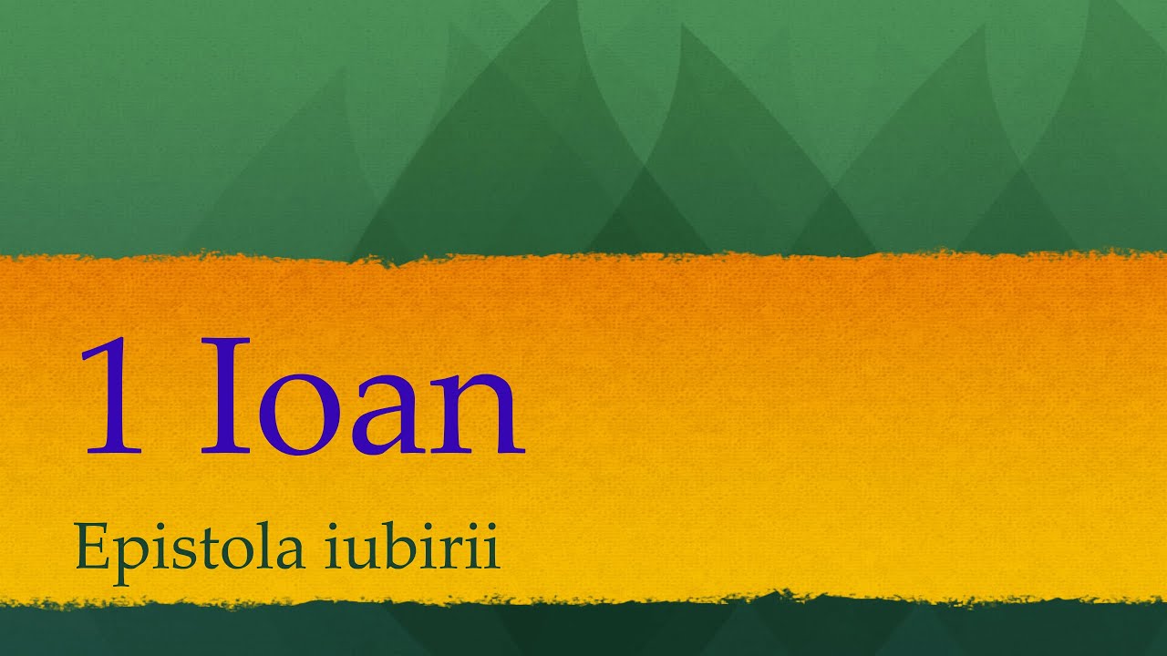 1 Ioan | Atentie la lumea din noi! | Beniamin Faragau | Duminica