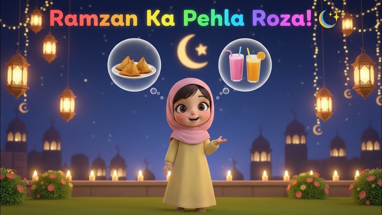 👉Noor Ka Pehla Roza Aur Iftar😲🌙| Kids Ramzan Story |Noor Cartoon Episode 2 #NoorCartoon#Ramzan Story