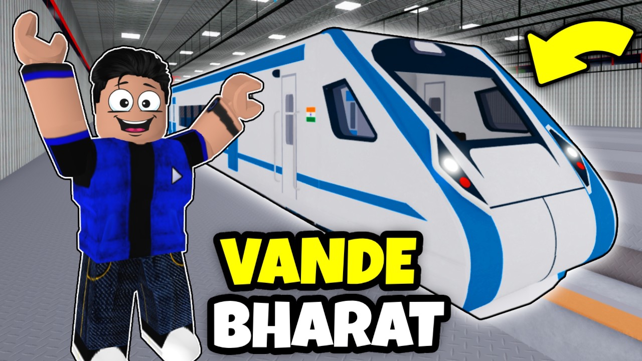 Driving VANDE BHARAT EXPRESS in ROBLOX