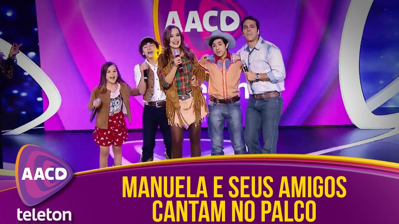 Teleton 2015 - Manuela E Seus Amigos cantam no Teleton