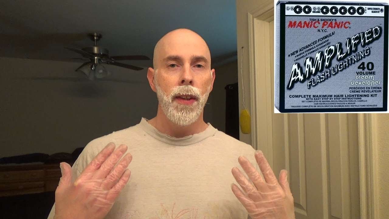 Bleaching My Beard White
