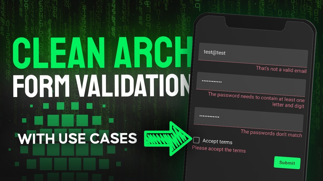 How to Validate Forms with Clean Architecture (You're Doing it Wrong)