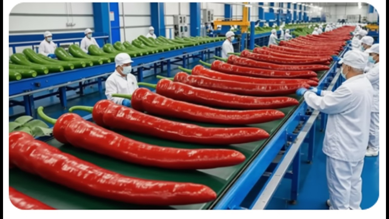Inside a Modern CHILI POWDER Factory – Full Production Process