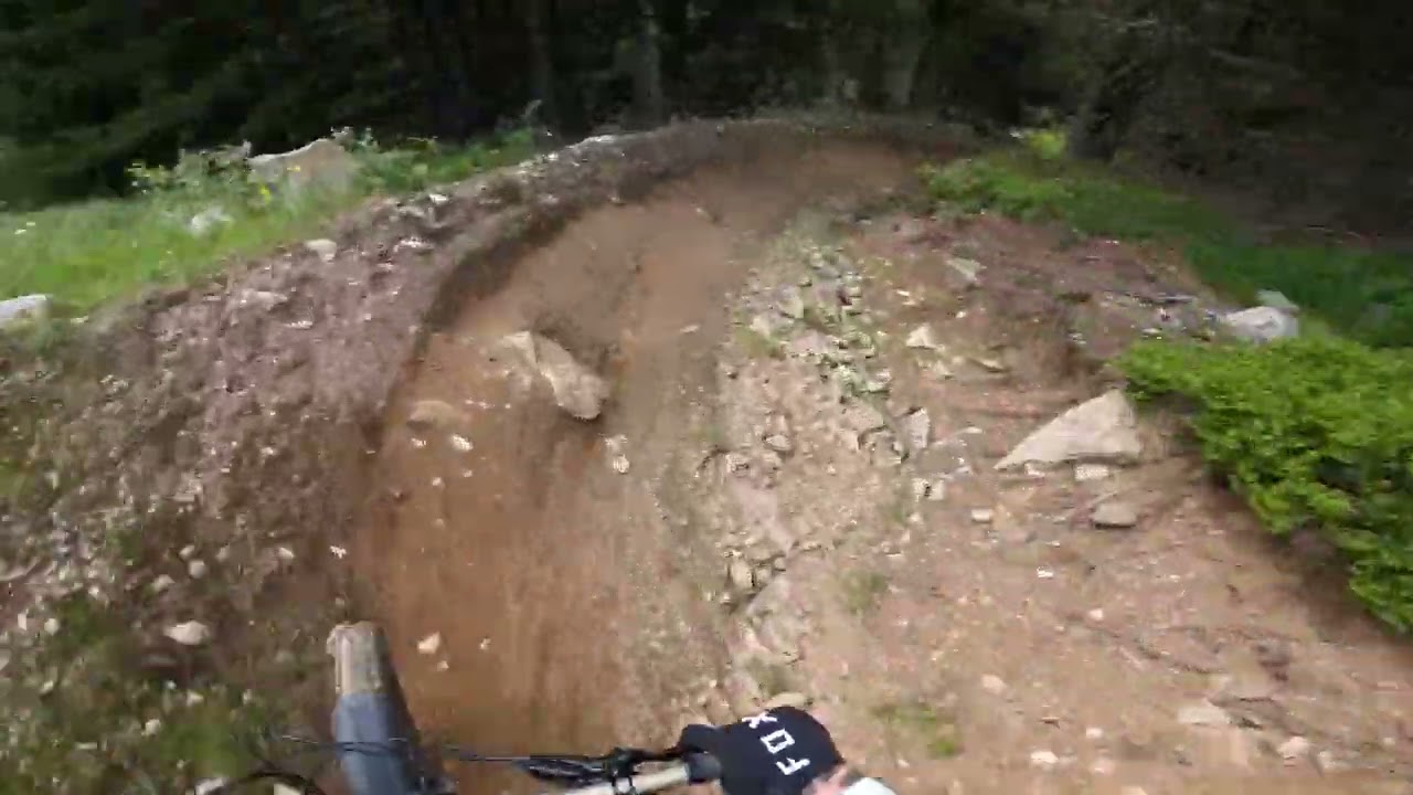 Alpe D'Huez Poutran DH3 Black Trail-First time riding!