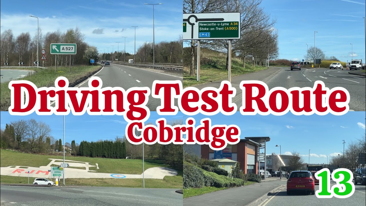 Driving Test Route 13 | Cobridge | Stoke-on-Trent | 2025