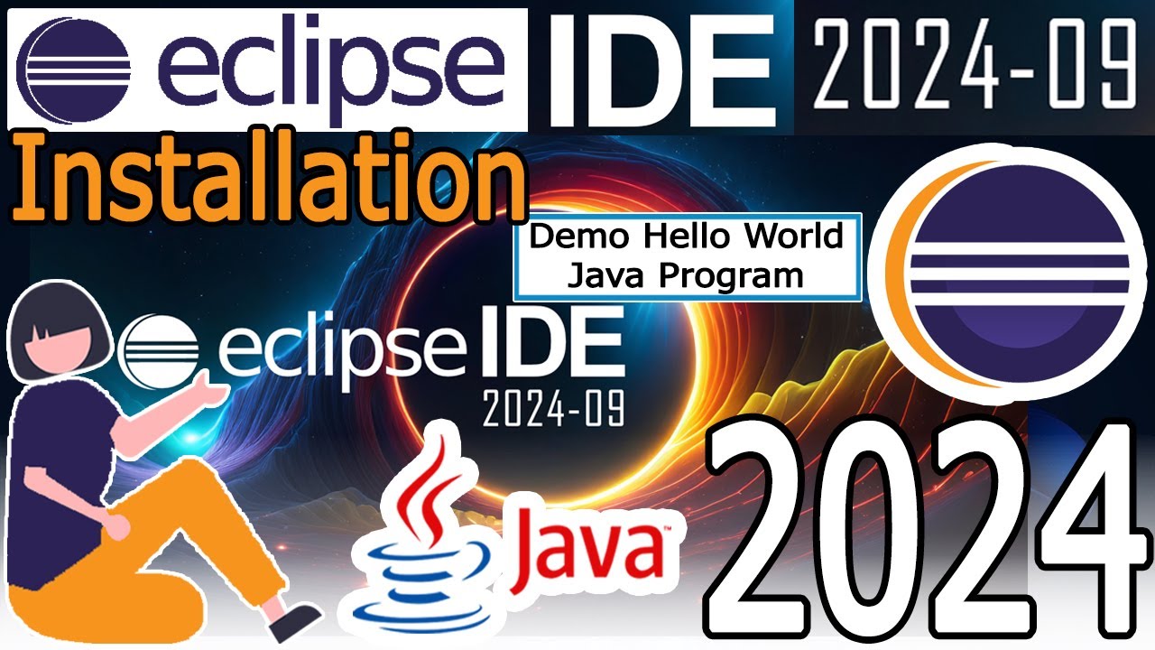 Как установить Eclipse IDE 2024-09 на Windows 10/11 с Java JDK 22 [Обновление 2024] Демонстрацион...