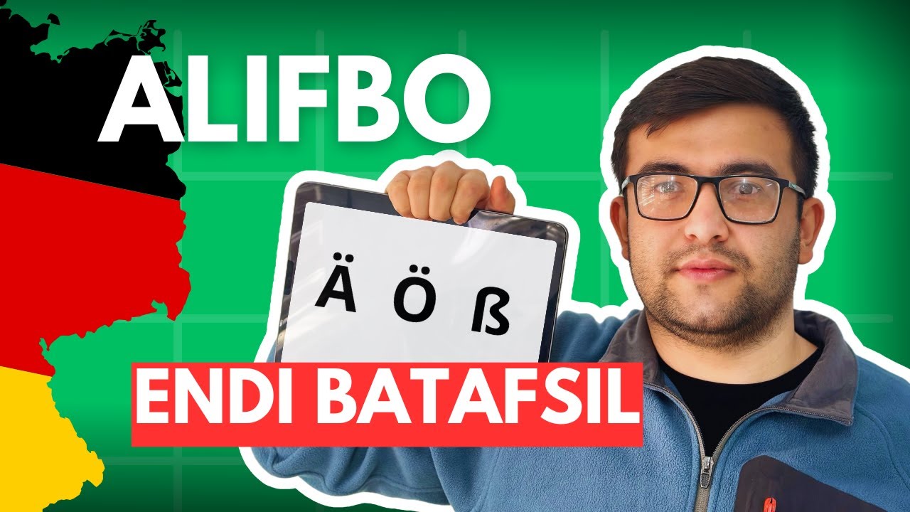 1-dars. Vanihoyat nemis tili alifbosi batafsil | Das Alphabet | Немис тили алифбоси