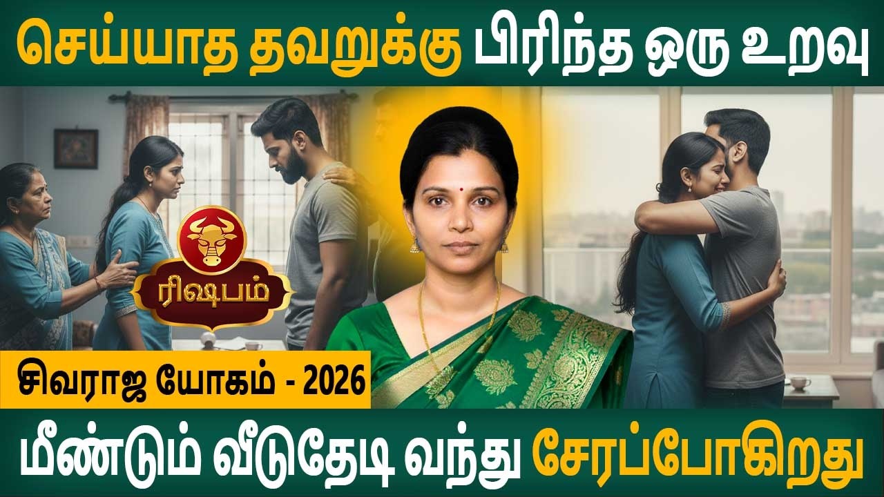 Rishabam Rasi | ரிஷபம் ராசி | Sivaraja yogam | சிவராஜ யோகம் - 2026 | Malaysia Jothidam