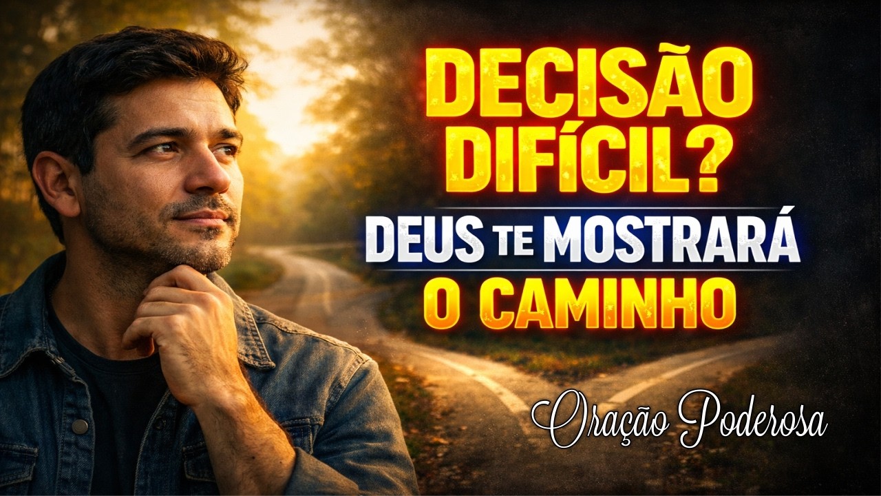 Está Diante de Uma Decisão Difícil? Confie, Deus Mostrará o Caminho Agora. Faça esta Oração Poderosa